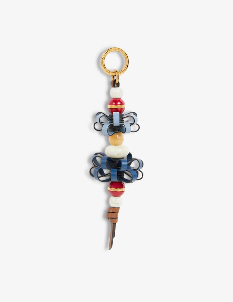 ETRO Leather charm with flowers and marbles - picture 3 ETRO Leather charm with flowers and marbles - picture 3