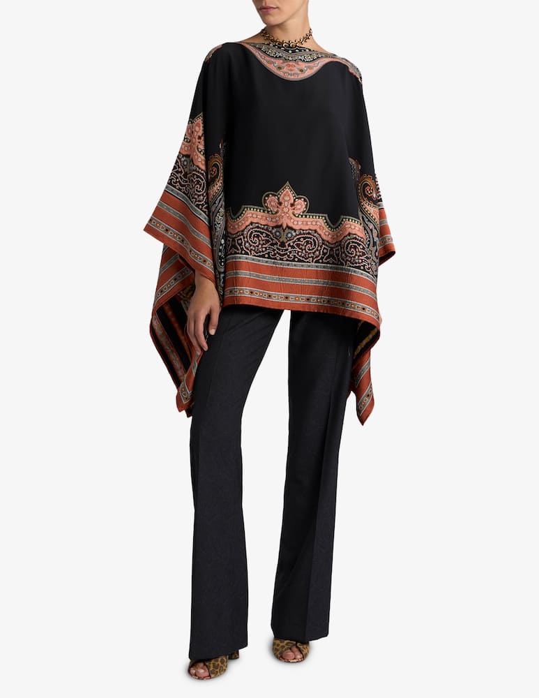 rinascente ETRO Patterned poncho