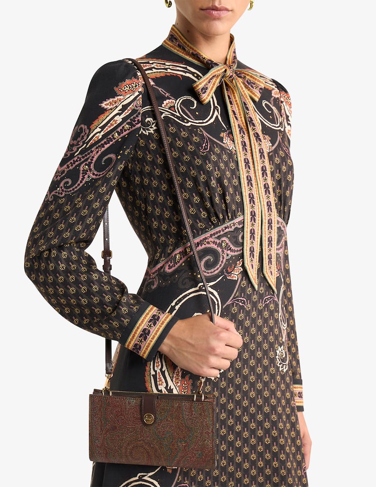 ETRO Etro essential Arnica wallet with shoulder strap - picture 2 ETRO Etro essential Arnica wallet with shoulder strap - picture 2