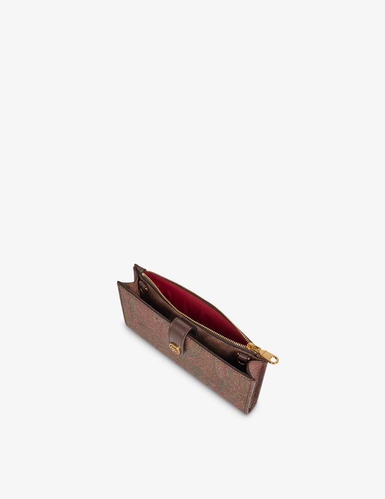 rinascente ETRO Etro essential Arnica wallet with shoulder strap
