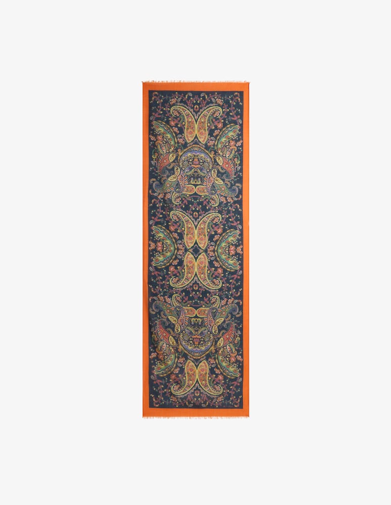 rinascente ETRO Floral paisley cashmere-blend scarf