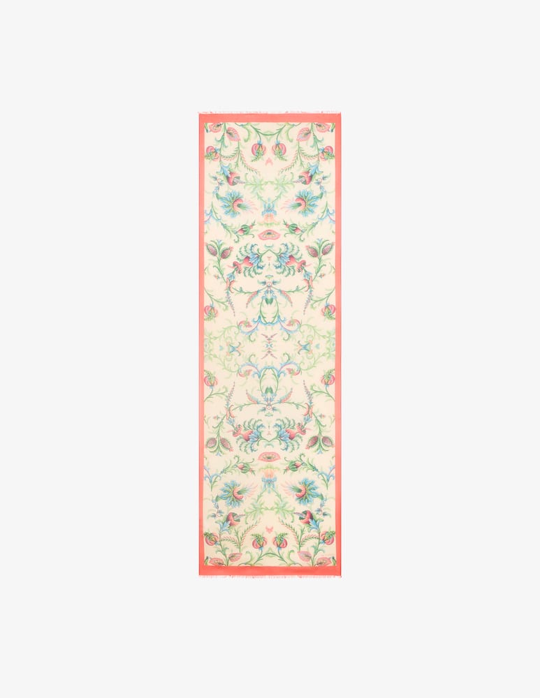 rinascente ETRO Cotton and silk scarf with floral motif
