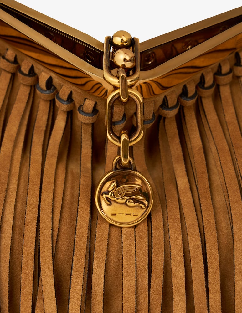 ETRO Small suede Vela bag with fringing - picture 6 ETRO Small suede Vela bag with fringing - picture 6