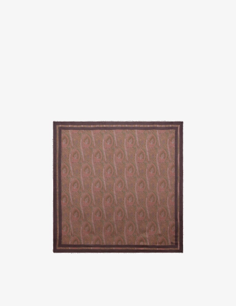 rinascente ETRO Scialle in cashmere con motivo paisley floreale