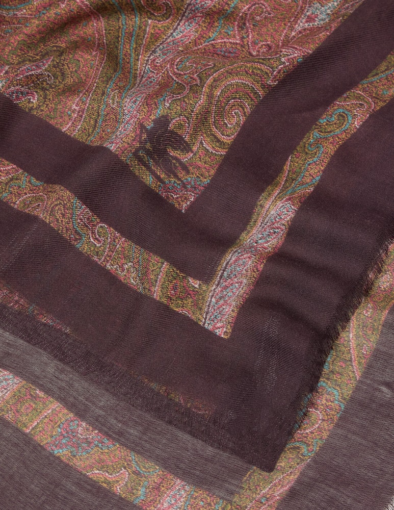 rinascente ETRO Scialle in cashmere con motivo paisley floreale