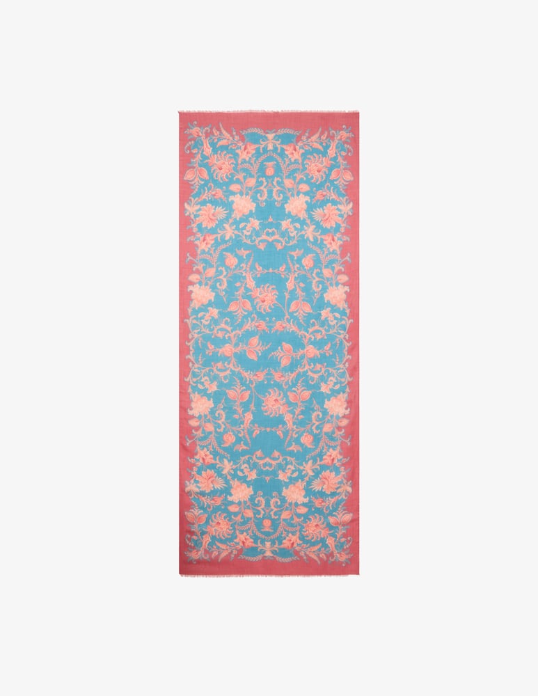 rinascente ETRO Cashmere-Blend scarf with floral motif