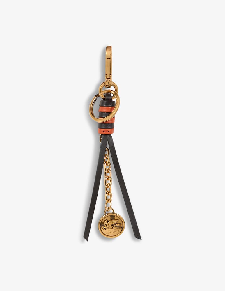 ETRO Leather charm with chain and pegaso coin - picture 2 ETRO Leather charm with chain and pegaso coin - picture 2