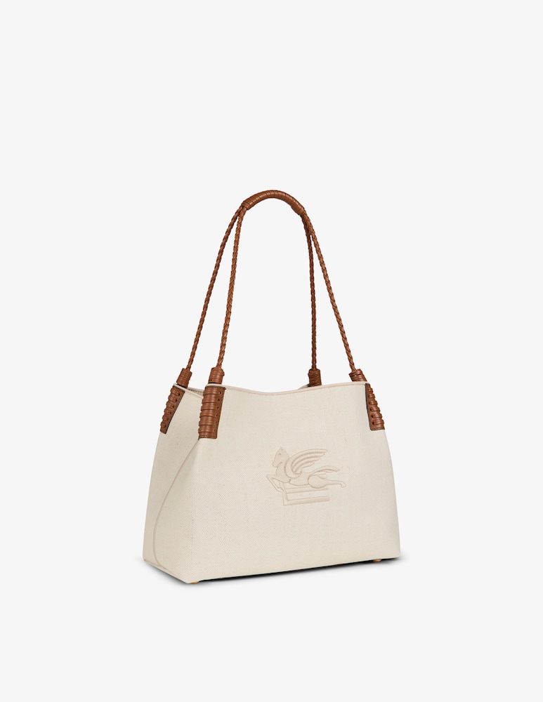 rinascente ETRO Medium canvas Libra tote bag