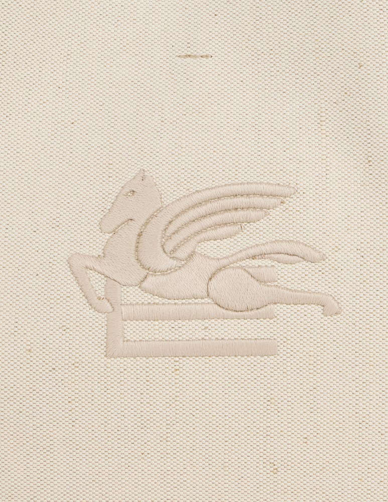 rinascente ETRO Medium canvas Libra tote bag