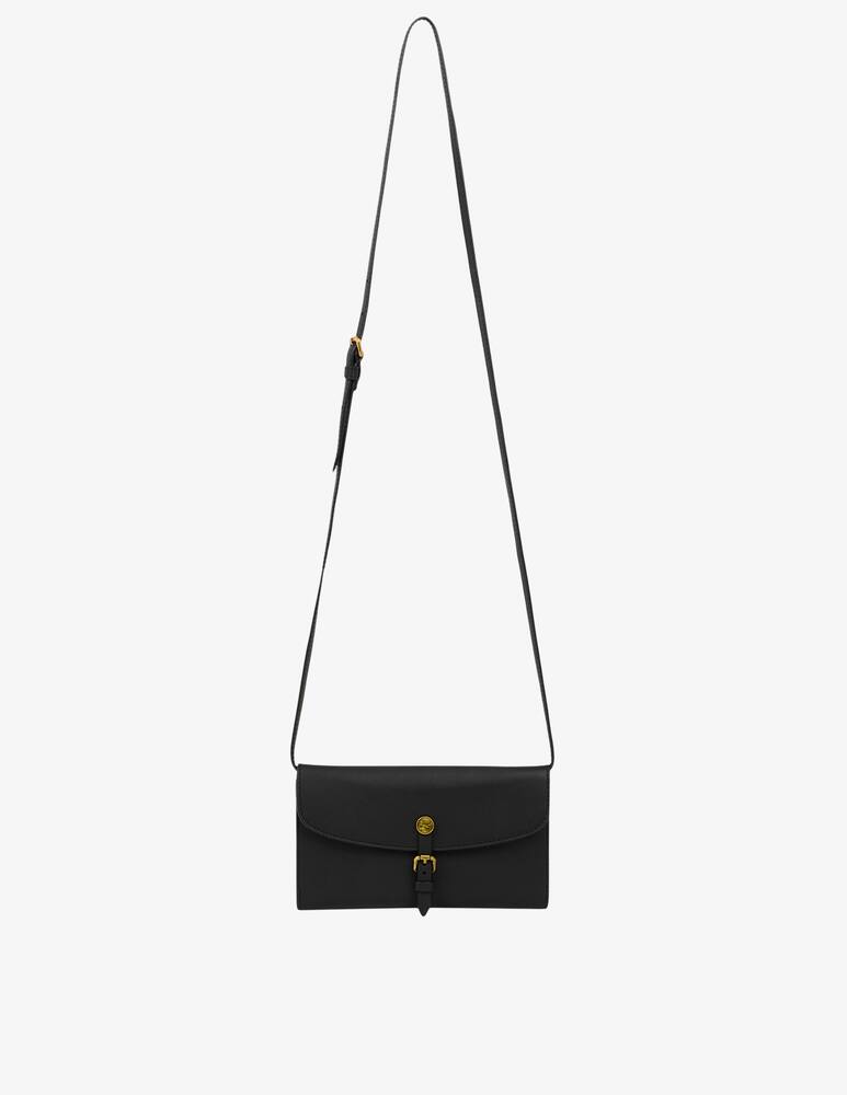 rinascente ETRO Leather Pony wallet with chain