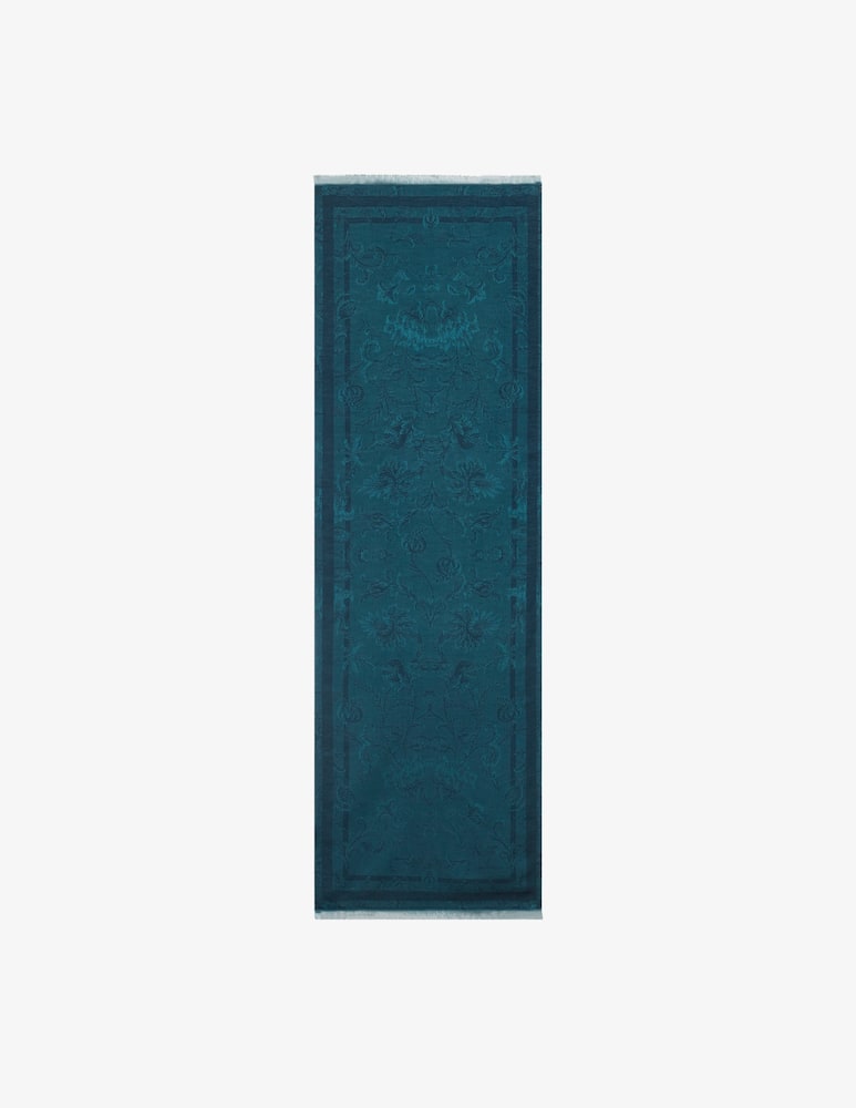 rinascente ETRO Cotton-Blend jacquard scarf with floral motif