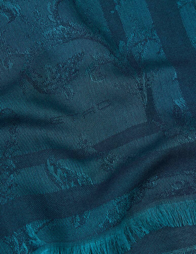 rinascente ETRO Cotton-Blend jacquard scarf with floral motif