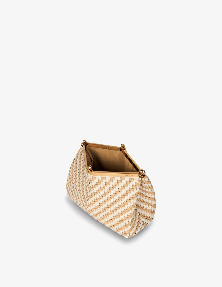 ETRO Medium woven leather and raffia Vela bag - picture 7 ETRO Medium woven leather and raffia Vela bag - picture 7