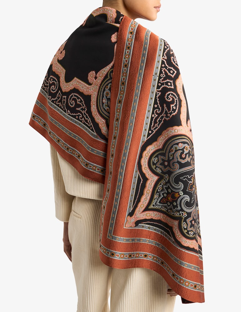 ETRO Silk-Blend fil coupé scarf - picture 2
