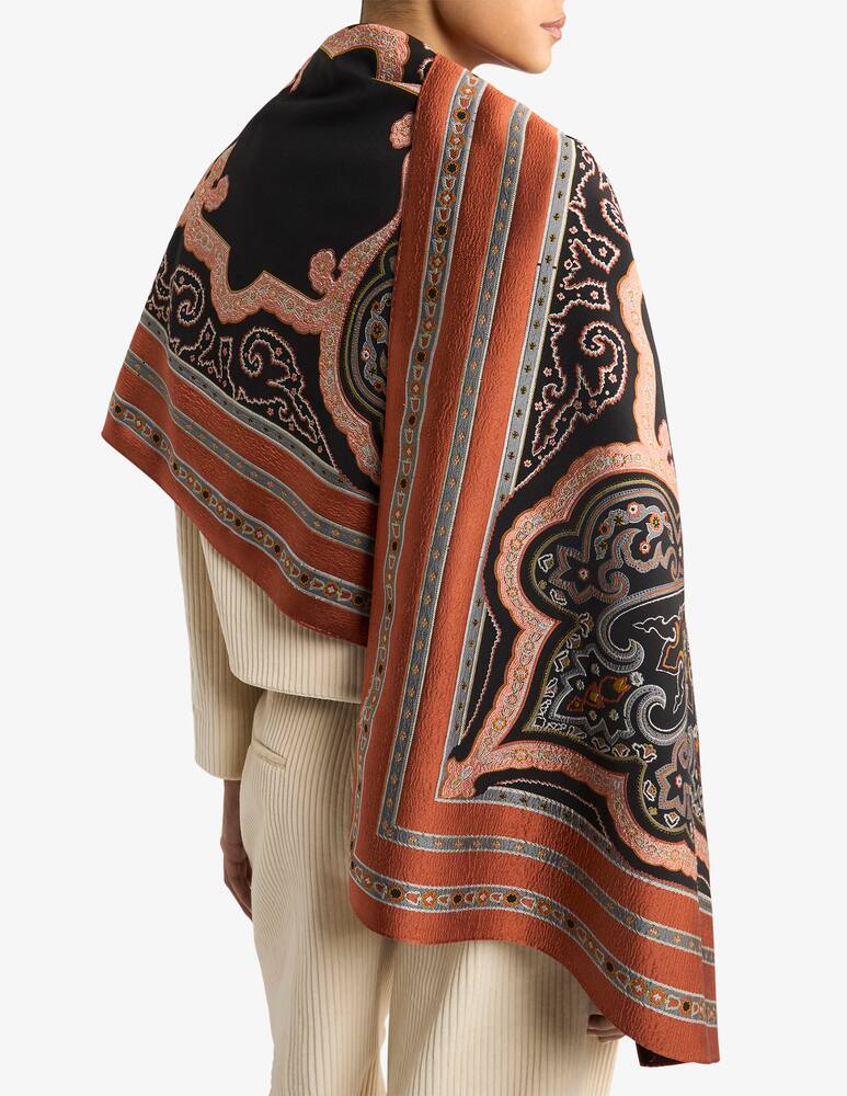 rinascente ETRO Silk-Blend fil coupé scarf
