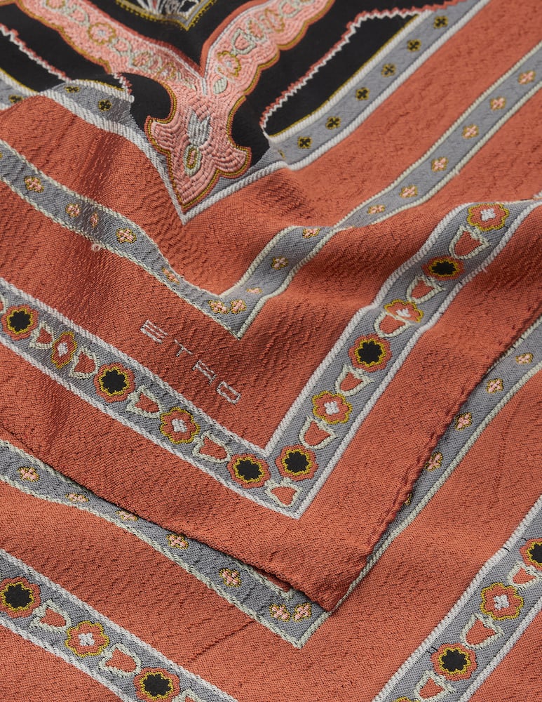 ETRO Silk-Blend fil coupé scarf - picture 3