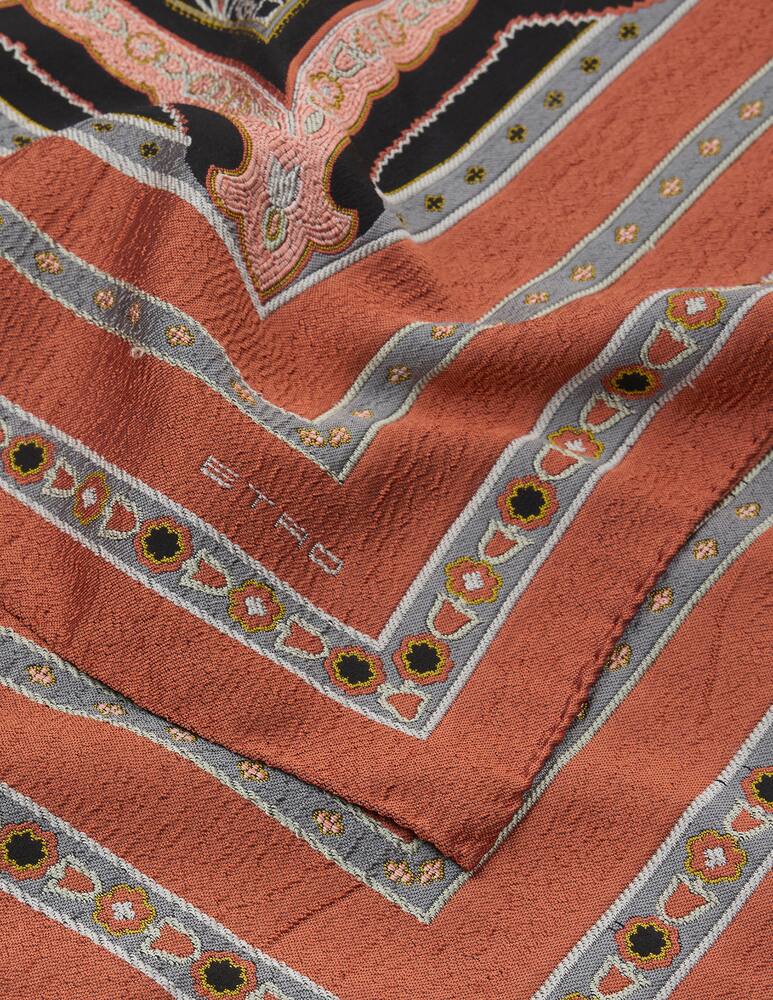 rinascente ETRO Silk-Blend fil coupé scarf