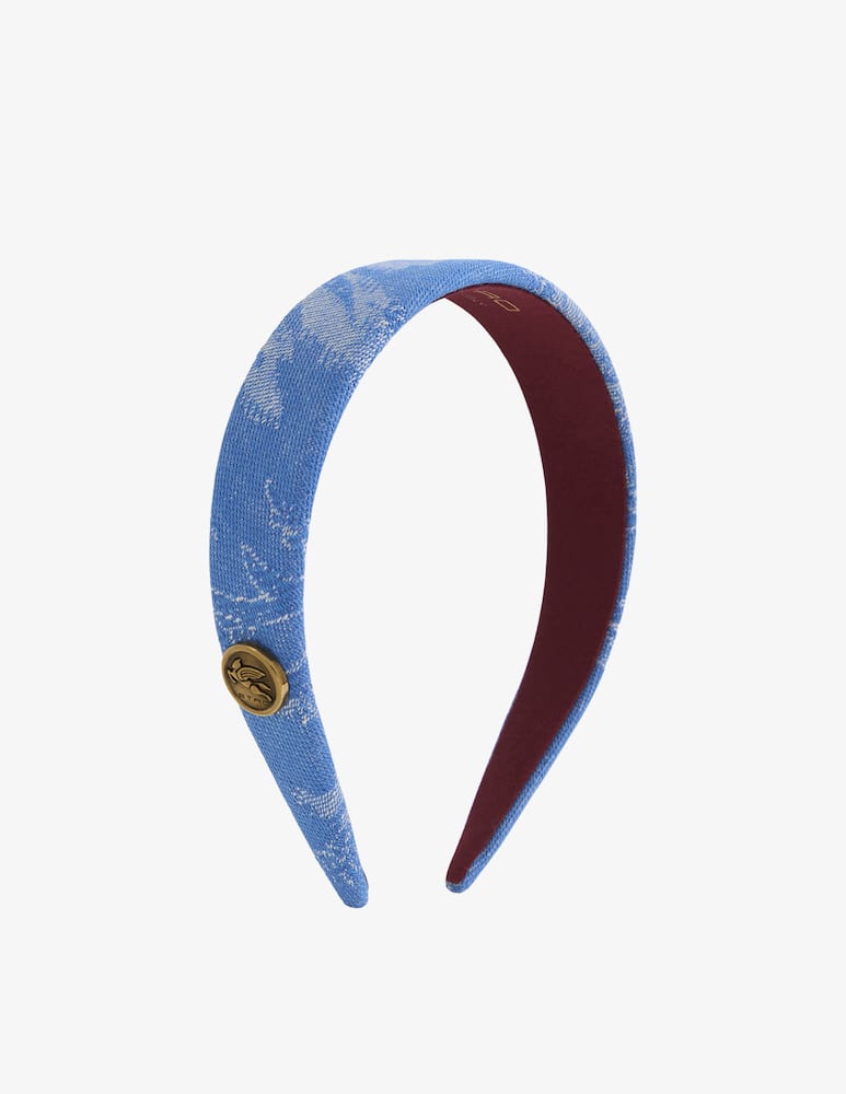 rinascente ETRO Jacquard denim hair band
