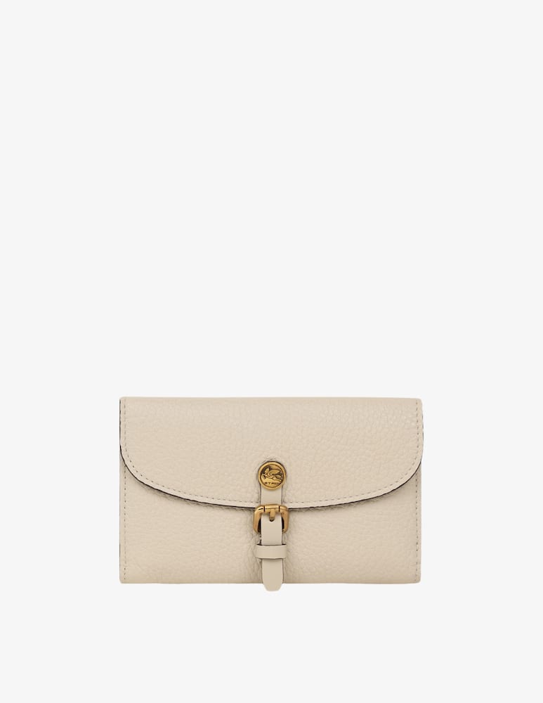 rinascente ETRO Hammered leather Pony wallet