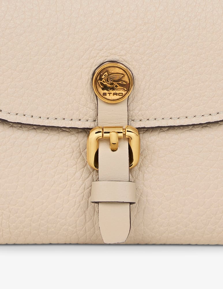 rinascente ETRO Hammered leather Pony wallet