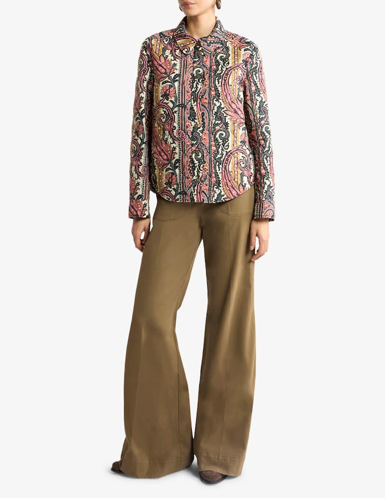 ETRO Quilted jacket with paisley foliage motif - picture 2 ETRO Quilted jacket with paisley foliage motif - picture 2