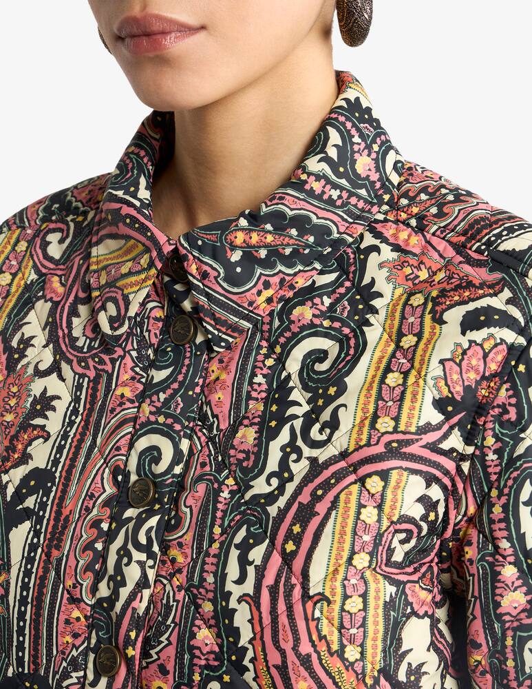 ETRO Quilted jacket with paisley foliage motif - picture 4 ETRO Quilted jacket with paisley foliage motif - picture 4
