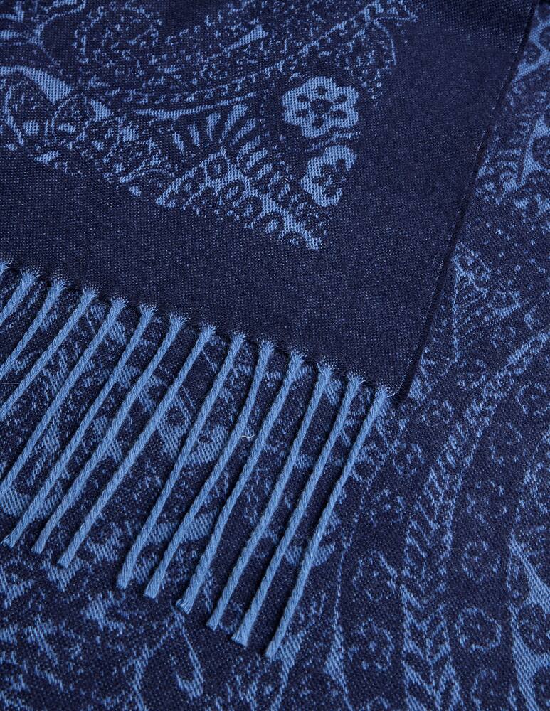 ETRO Wool jacquard scarf with floral paisley motif - picture 3 ETRO Wool jacquard scarf with floral paisley motif - picture 3