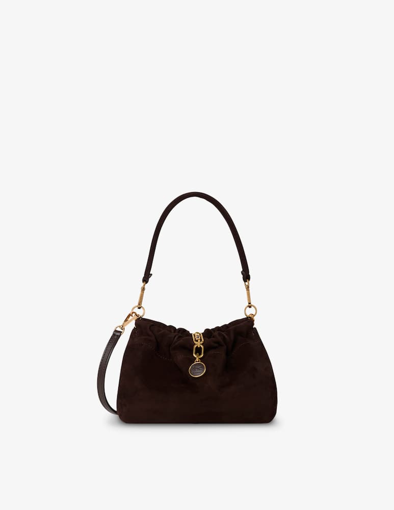 rinascente ETRO Small vela blossom bag in suede