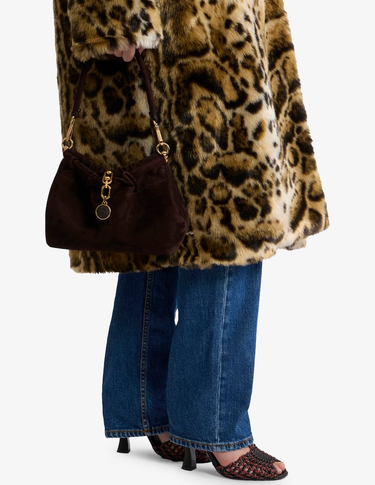 rinascente ETRO Small vela blossom bag in suede