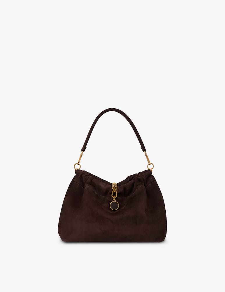 rinascente ETRO Medium vela blossom bag in suede