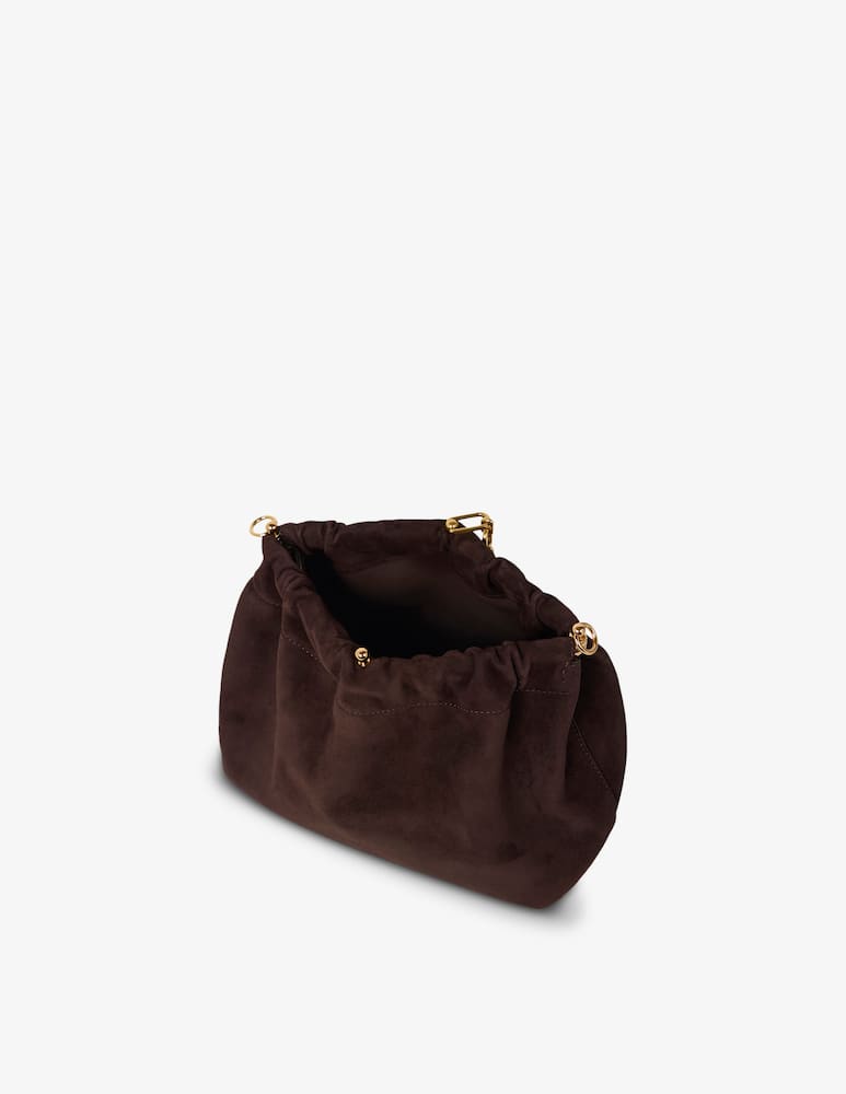 rinascente ETRO Medium vela blossom bag in suede