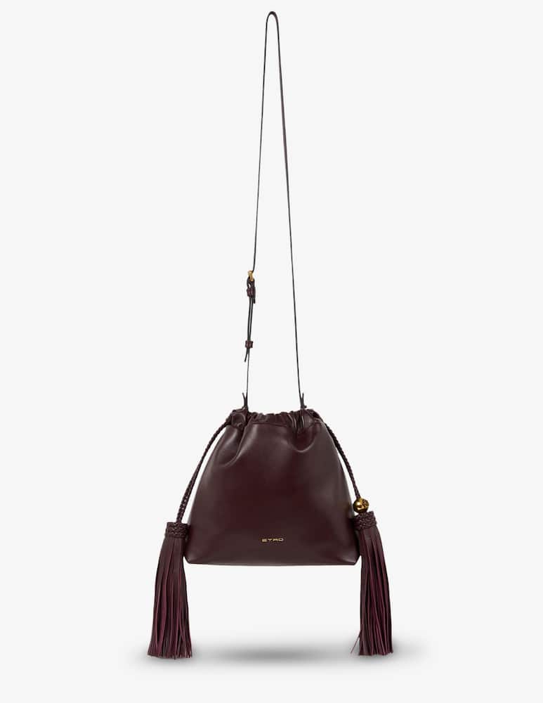 rinascente ETRO Mini leather kalispera bag with tassels