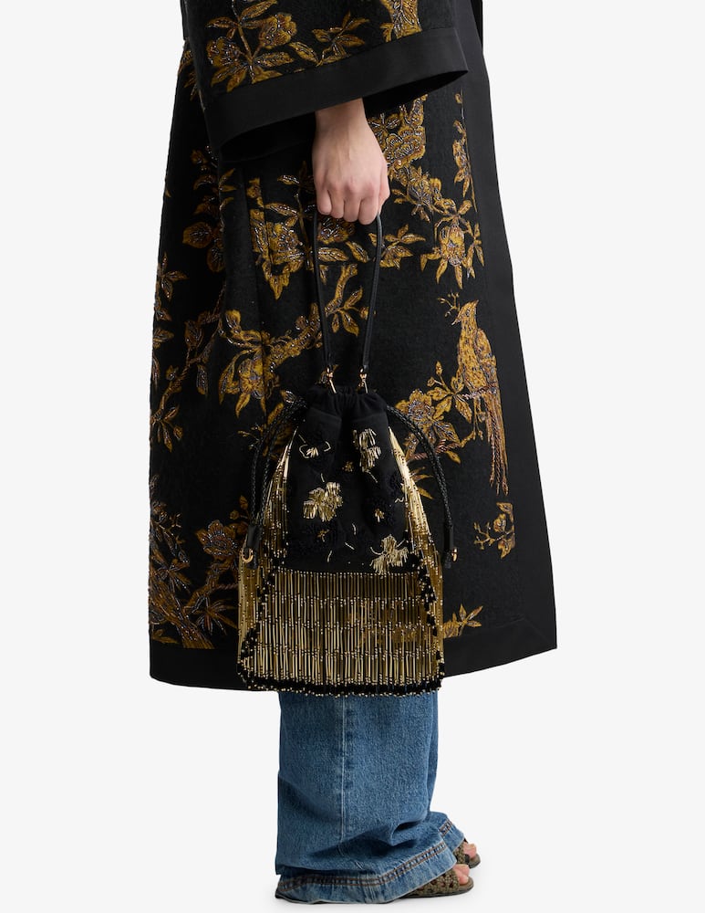 ETRO Borsa kalispera piccola in suede con ricamo e perline - immagine 2 ETRO Borsa kalispera piccola in suede con ricamo e perline - immagine 2