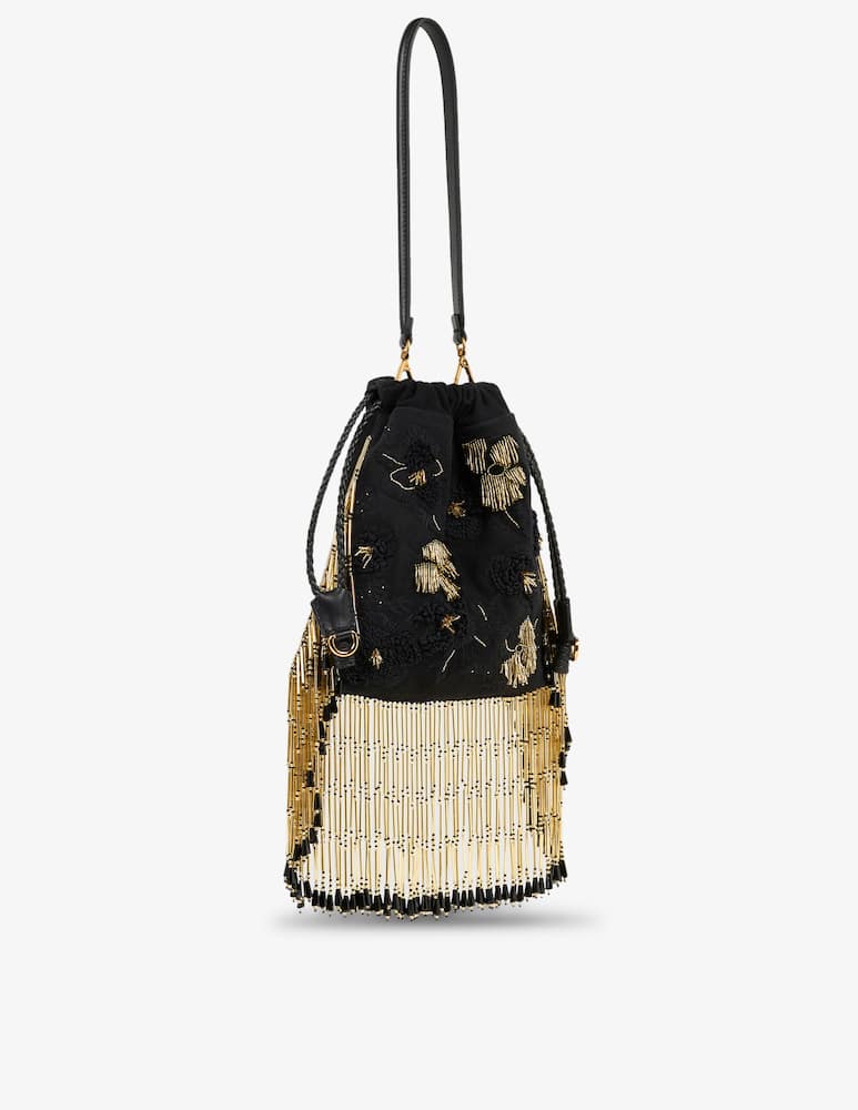 ETRO Borsa kalispera piccola in suede con ricamo e perline - immagine 6 ETRO Borsa kalispera piccola in suede con ricamo e perline - immagine 6