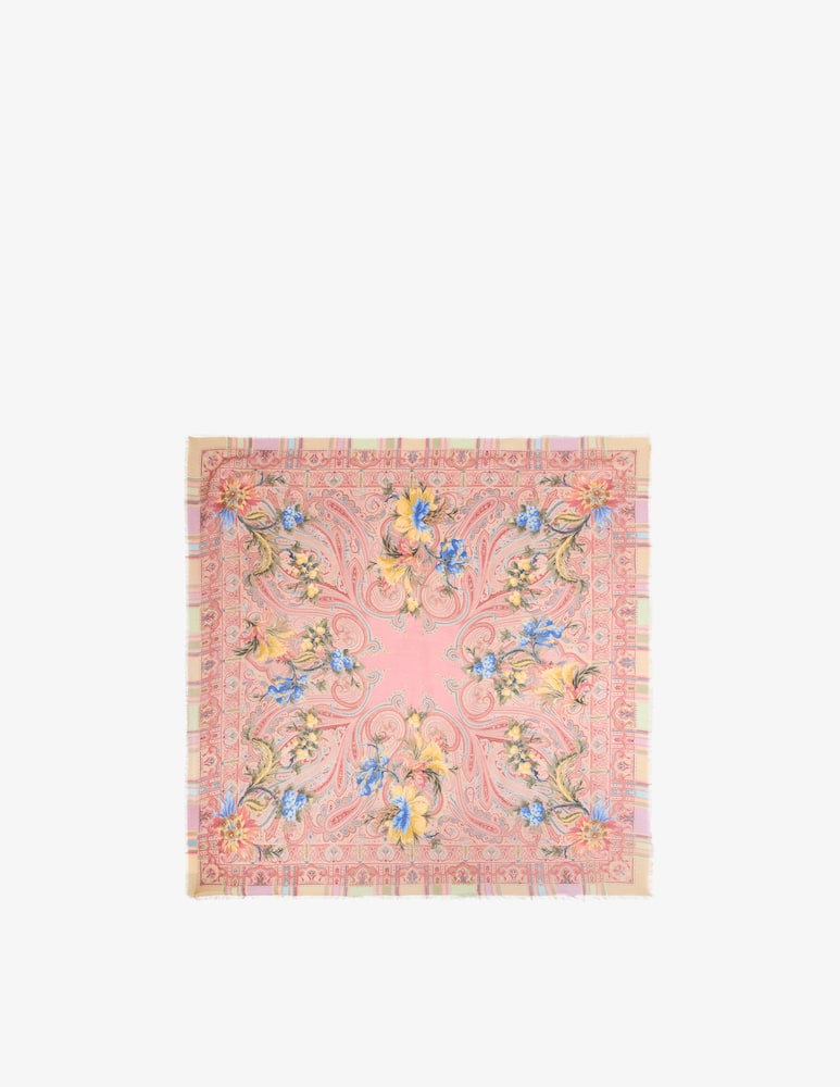 rinascente ETRO Scialle in lana, cashmere e seta con motivo paisley
