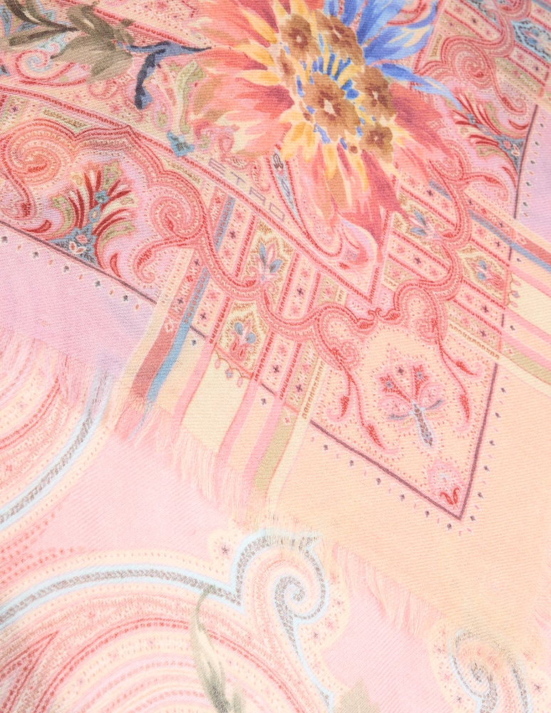 rinascente ETRO Scialle in lana, cashmere e seta con motivo paisley