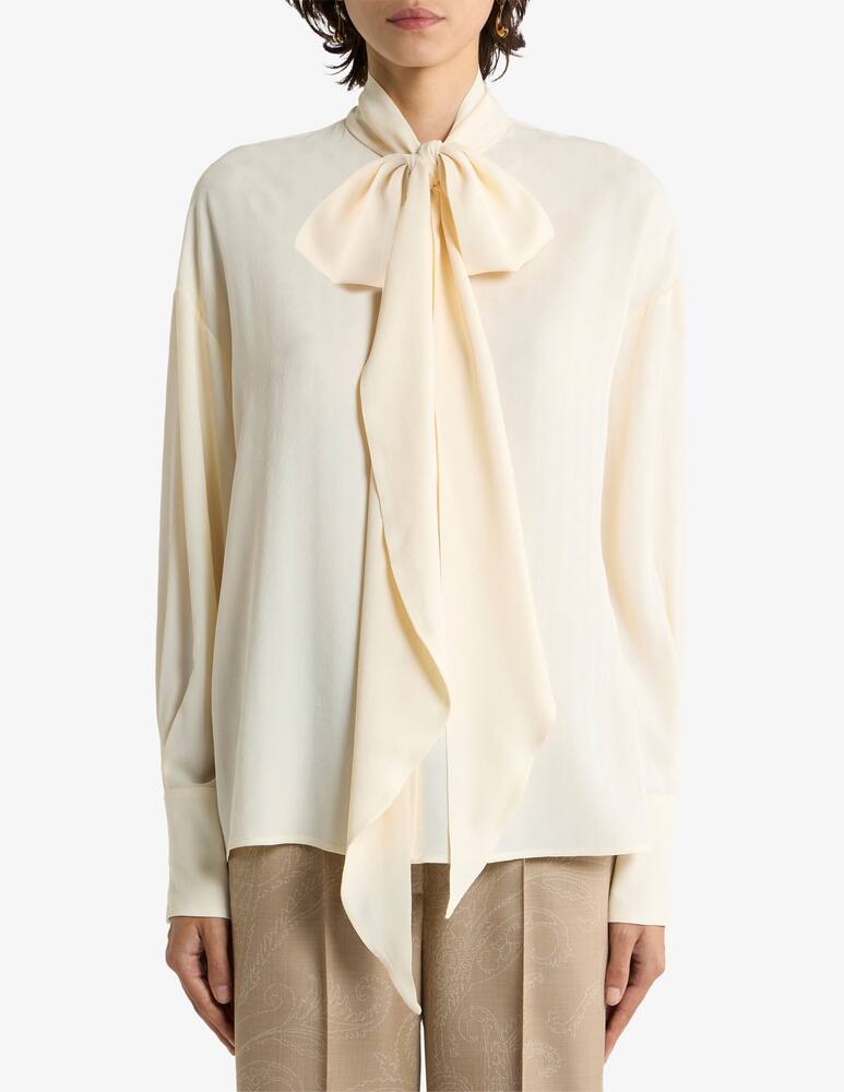 rinascente ETRO Bow tie shirt