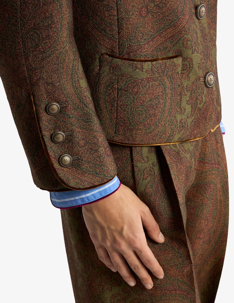 ETRO Wool-blend jacquard jacket with paisley motif - picture 4 ETRO Wool-blend jacquard jacket with paisley motif - picture 4