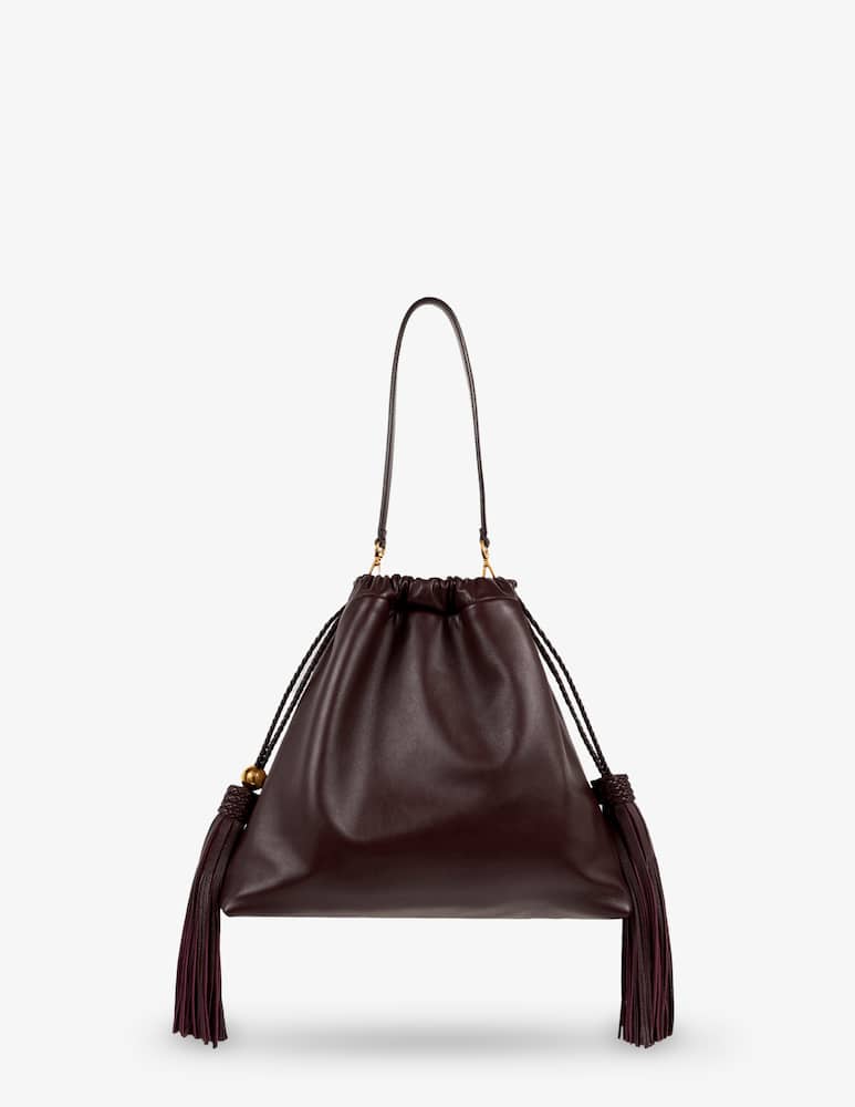 rinascente ETRO Medium leather kalispera bag with tassels