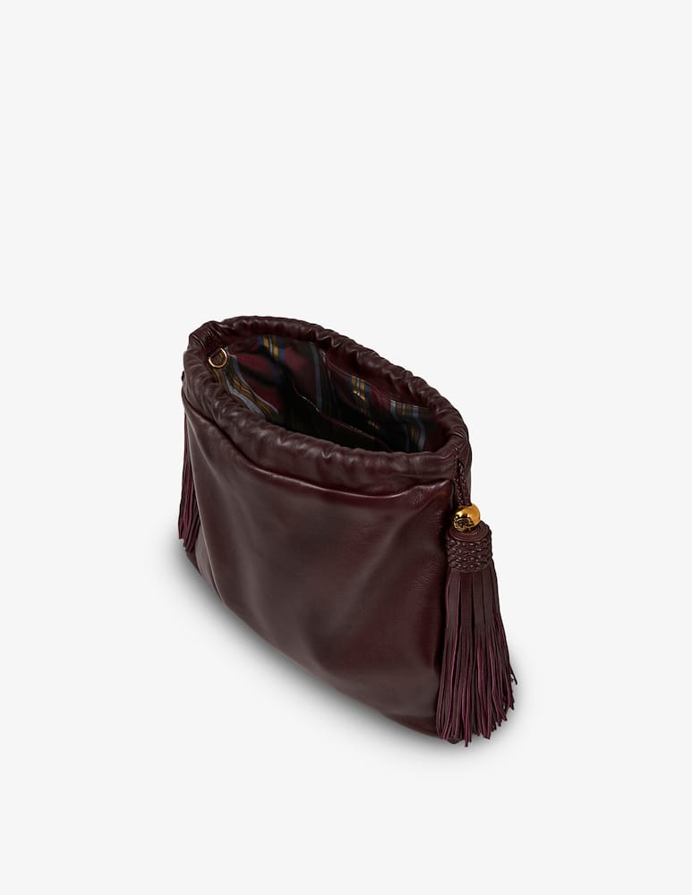 rinascente ETRO Medium leather kalispera bag with tassels