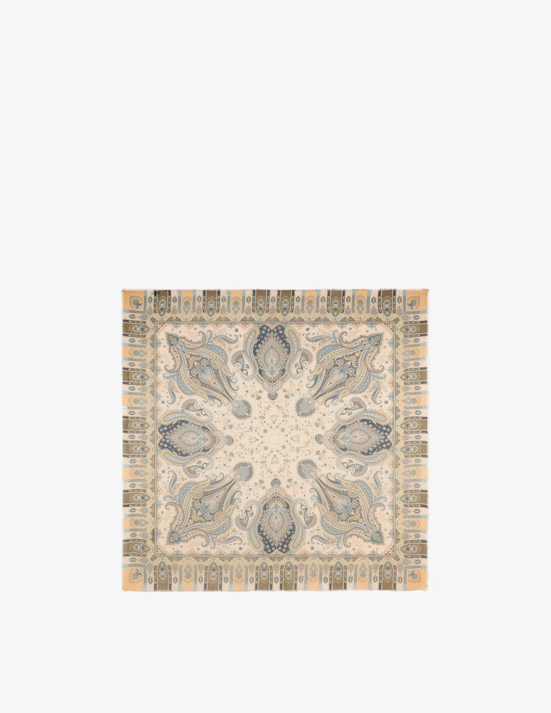 rinascente ETRO Modal and cashmere shawl with paisley motif