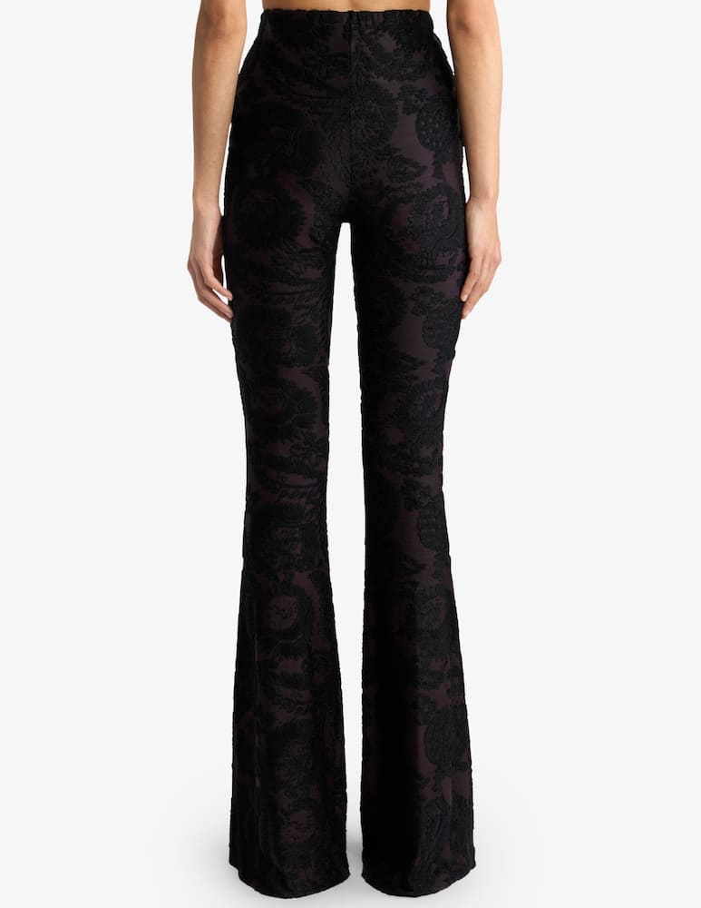 ETRO Pantaloni flare in ciniglia jacquard con motivo paisley foliage - immagine 3 ETRO Pantaloni flare in ciniglia jacquard con motivo paisley foliage - immagine 3