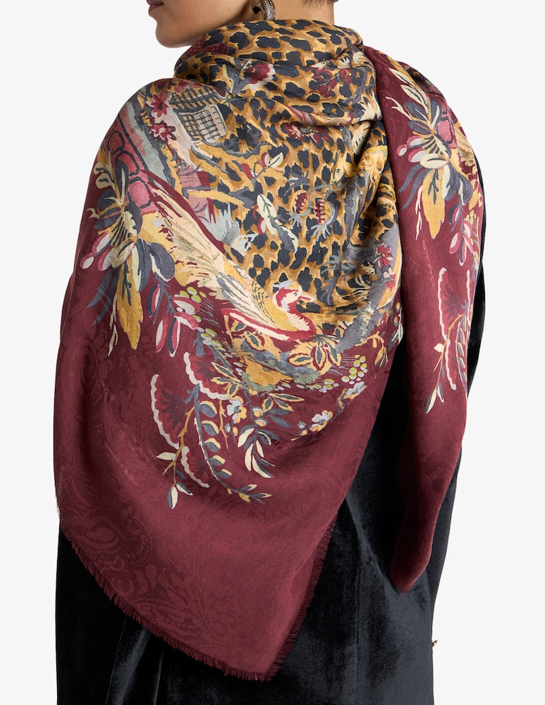 rinascente ETRO Scialle jacquard in modal e cashmere con motivo