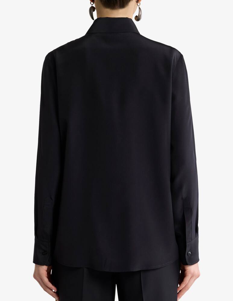 rinascente ETRO Silk shirt with placed front print