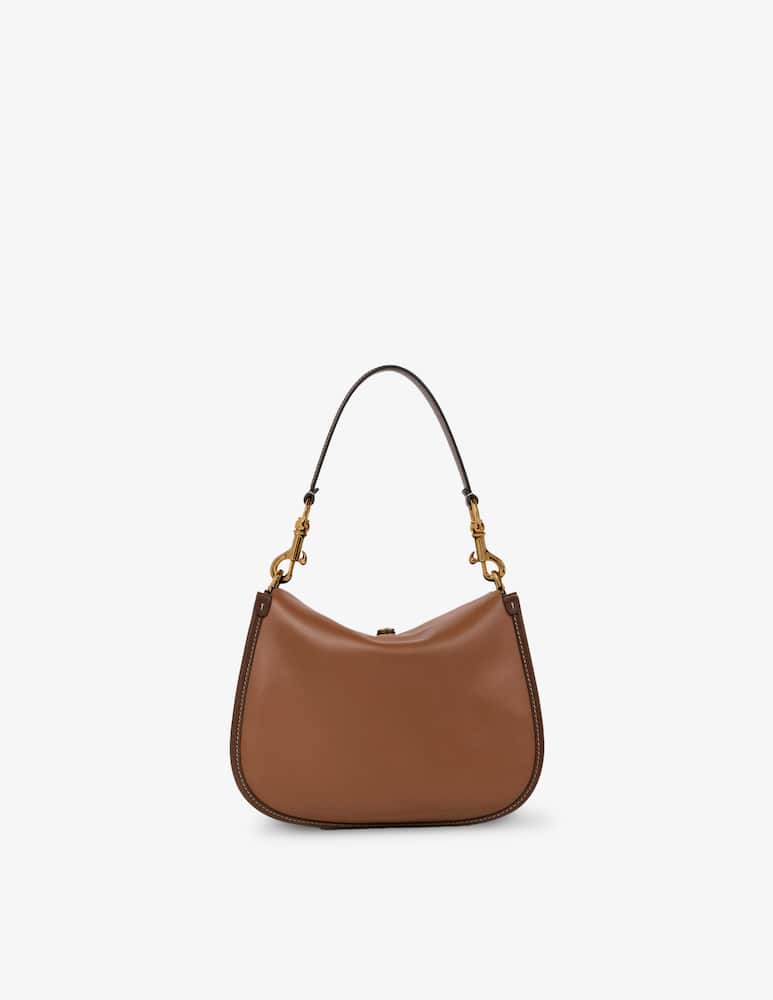 rinascente ETRO Medium leather pony bag with texan embroidery