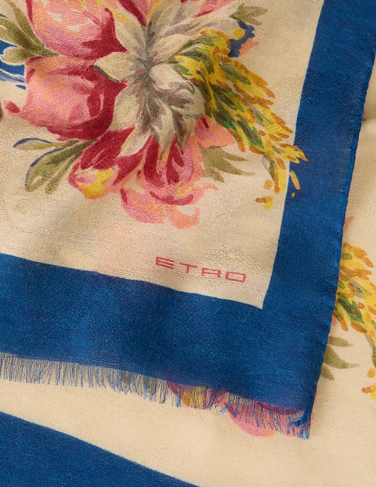 rinascente ETRO Sciarpa jacquard in modal e cashmere con motivo floreale