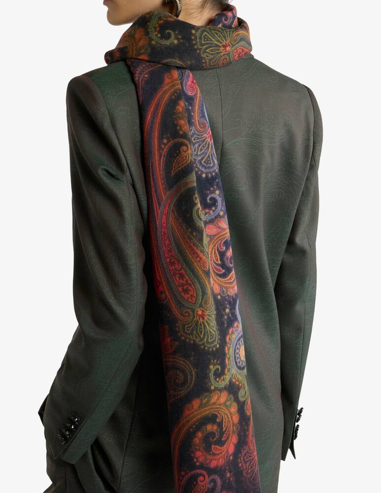 rinascente ETRO Sciarpa in lana e cashmere con motivo dégradé
