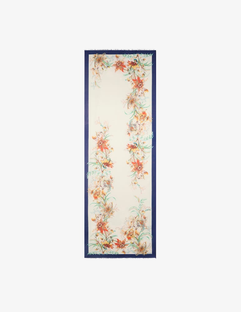 rinascente ETRO Sciarpa jacquard in cotone e modal con motivo floreale
