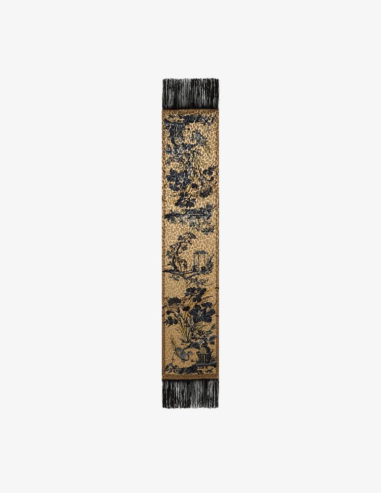 ETRO Silk-blend velvet scarf with leopard motif - picture 1 ETRO Silk-blend velvet scarf with leopard motif - picture 1