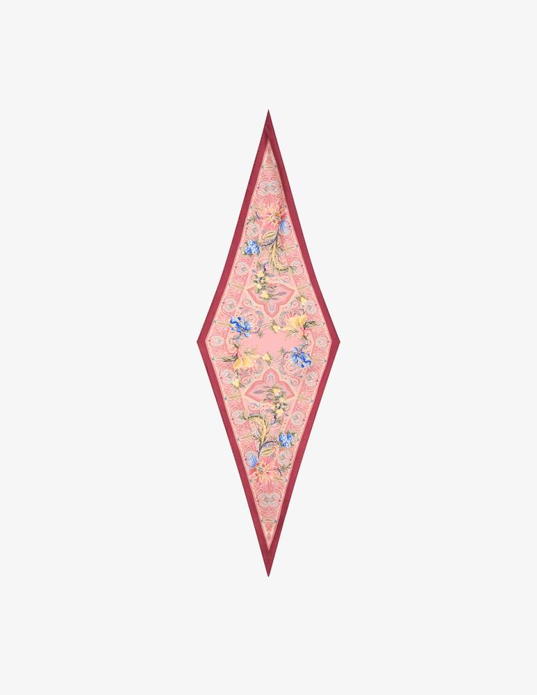 rinascente ETRO Foulard a rombo in seta con motivo paisley floreale